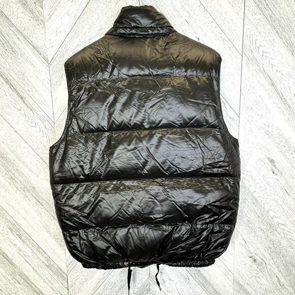 Vintage Polo Ralph Lauren Down Quilted Puffer Vest Black Mens Medium *No Hood - Picture 5 of 9